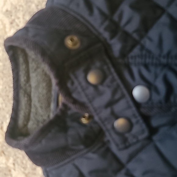 2 for $35 - baby GAP Girls 3T Blue Quilted Coat - Picture 5 of 8